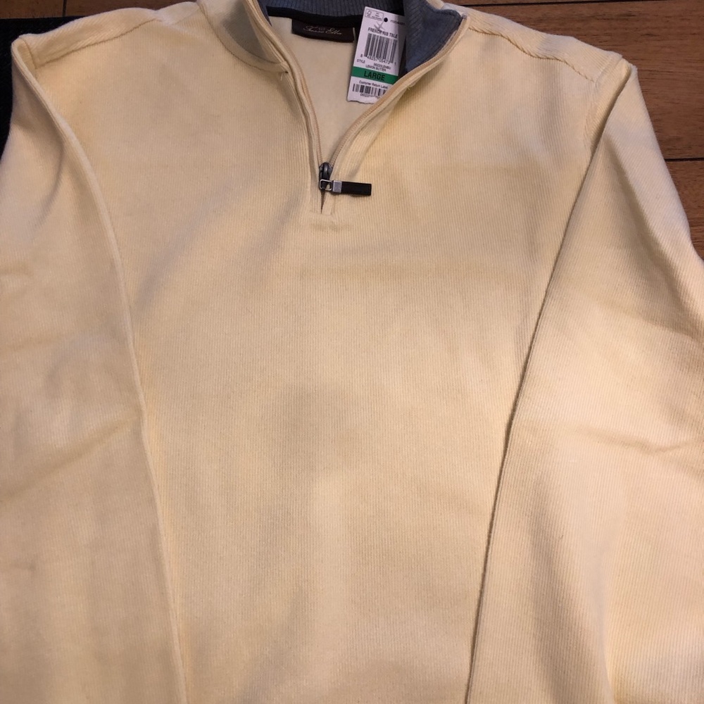 Large zip up sweater
